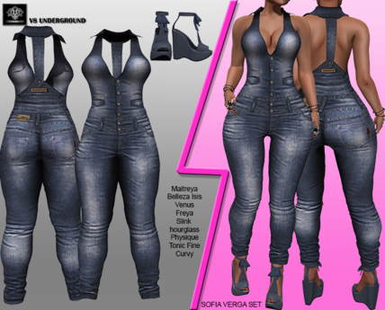Second Life Marketplace - **SOFIA VERGA URBAN STYLE COMPLET OUTFIT** (WEAR)